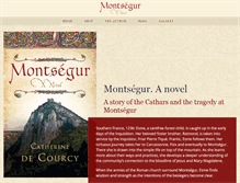 Tablet Screenshot of catherinedecourcy.com